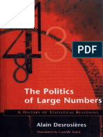 Alain Desrosières, Camille Naish - The Politics of Large Numbers - A History of Statistical Reasoning-Harvard University Press (2010) PDF