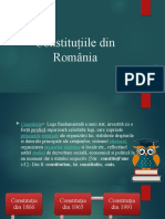 Constituțiile Din România