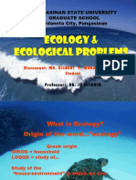 Ecology and Ecological Problems