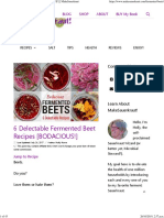 6 Delectable Fermented Beet Recipes