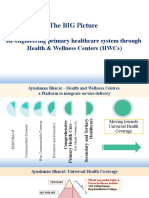 The Big Picture: Re-Engineering Primary Healthcare System Through Health & Wellness Centers (HWCS)