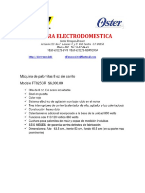 Promotora Electrodomestica 55 12 04 45 México D.F. — Maquinas de