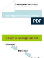 Nature of Planned Change