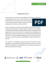 Pronunciamiento Sobre Gobernador de Antioquia PDF