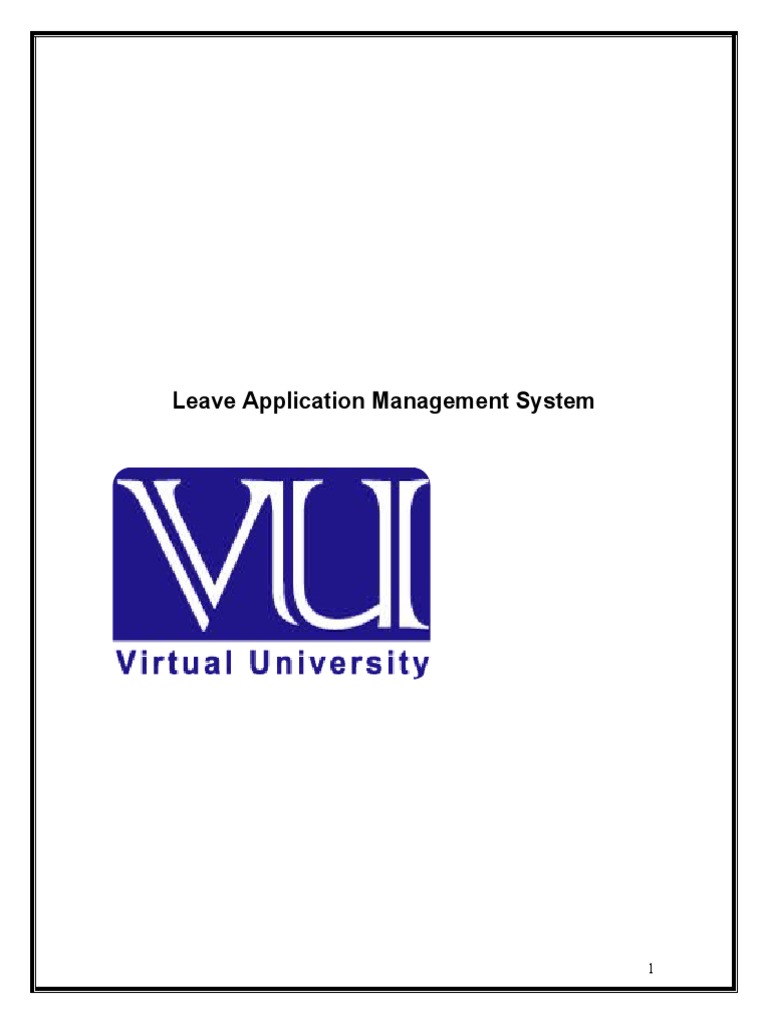 Leave Application System Design | PDF | Login | Databases