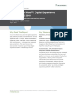 The Forrester Wave™ - Digital Experience Platforms, Q3 2019 PDF