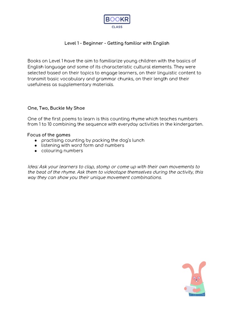 Beginner English Activities for Kids | PDF | English Language | Learning