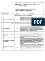 Eligibility Criteria - UG PG PG Dip 2019 - New