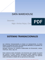 Data Warehouse y Sistemas Transaccionales vs Analíticos