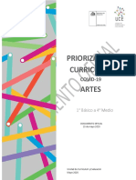 Artes Priorización Curricular 2020-2021