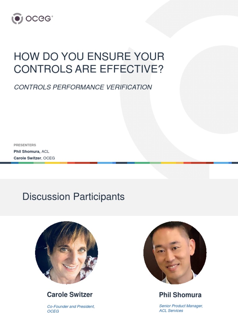 2019.01.10 - OCEG Webinar Series - OCEG - ACL.Controls - Webinar.2019 ...