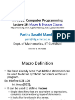 MA 511: Computer Programming: Partha Sarathi Mandal