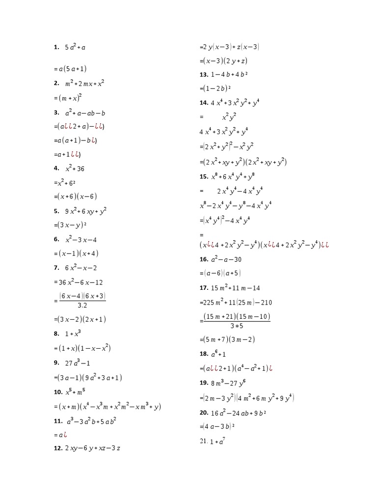 Miselanea De Algebra Pdf