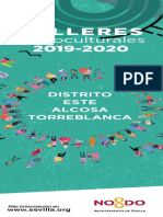 Talleres socioculturales Distrito Este-Alcosa-Torreblanca 2019-20