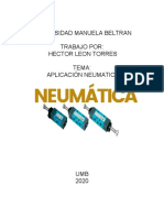 Identificación de Una Aplicación Neumática.