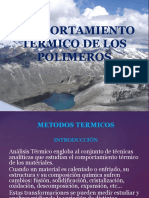 2.1 - COMPORTAMIENTO TERMICO DE LOS POLÍMEROS - 2020