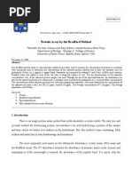 Download Protein Assay by the Bradford Method by Michelle SN46499757 doc pdf