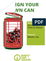 Red Can-Bin