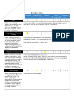 Short Story Rubric