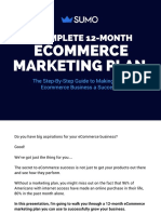 A Complete 12-Month: Ecommerce Marketing Plan