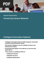 Introducing Campus Networks: Network Requirements