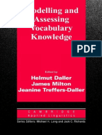 Modelling and Assessing Vocabulary Knowledge (BookFi) PDF
