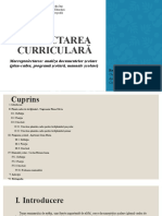 Proiectare Curriculara