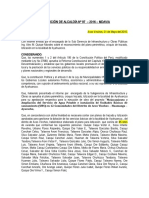 Resolucion de Aprob. Lotizacion 12 Comunidades para Cada Comunidad