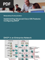 Implementing Advanced Cisco IOS Features: Configuring DHCP: Manipulating Routing Updates