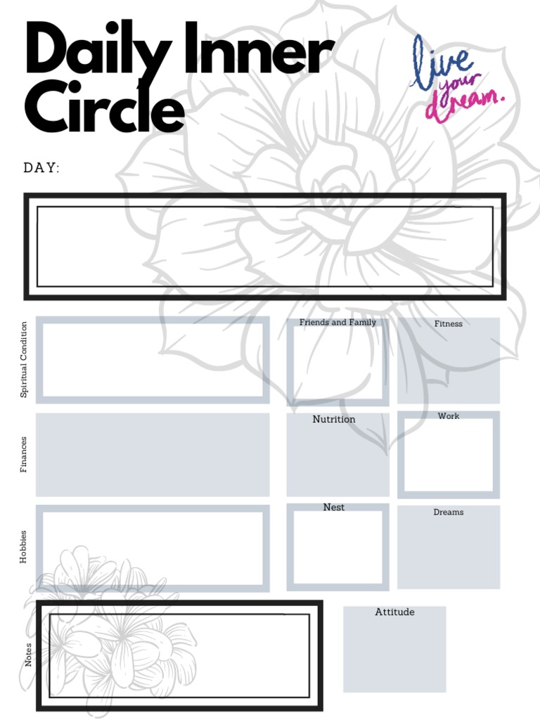Daily Inner Circle: Life Balance Guide | PDF