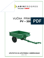 User Manual Vucna Prikolica PV 300