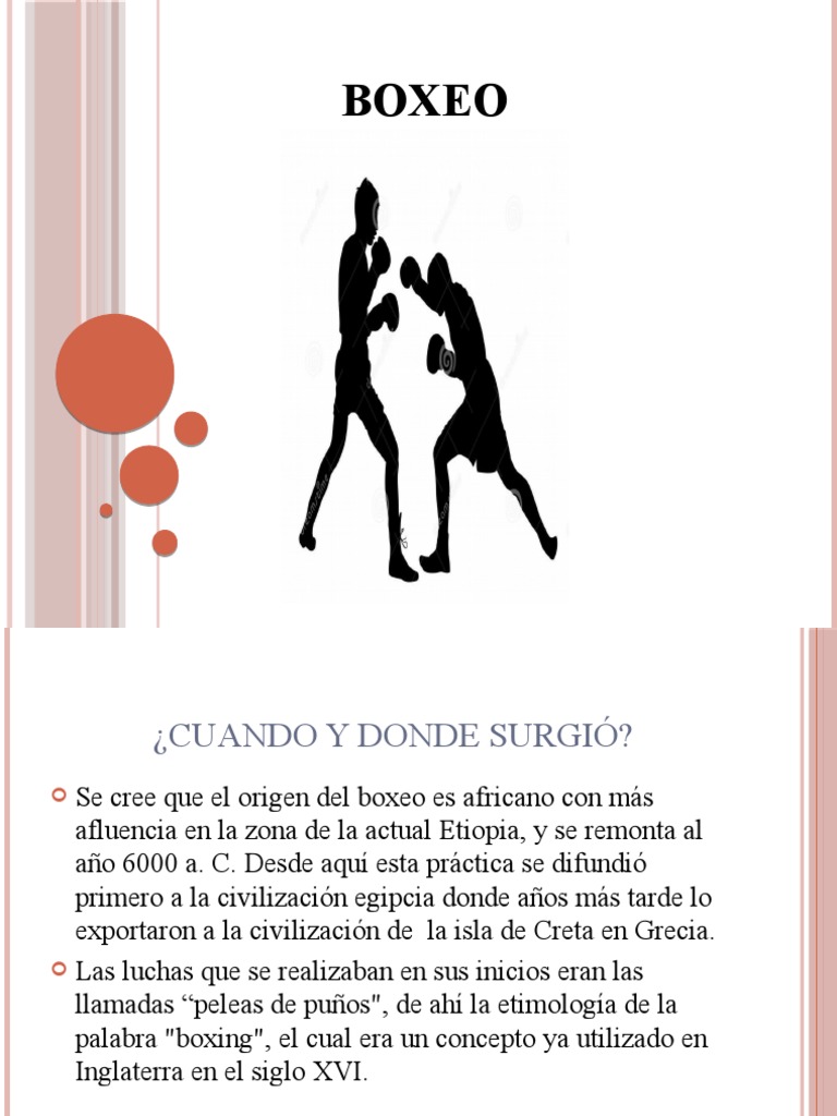 Boxeo | PDF | Deportes de combate | Deportes individuales