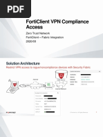 Forticlient VPN Compliance Access