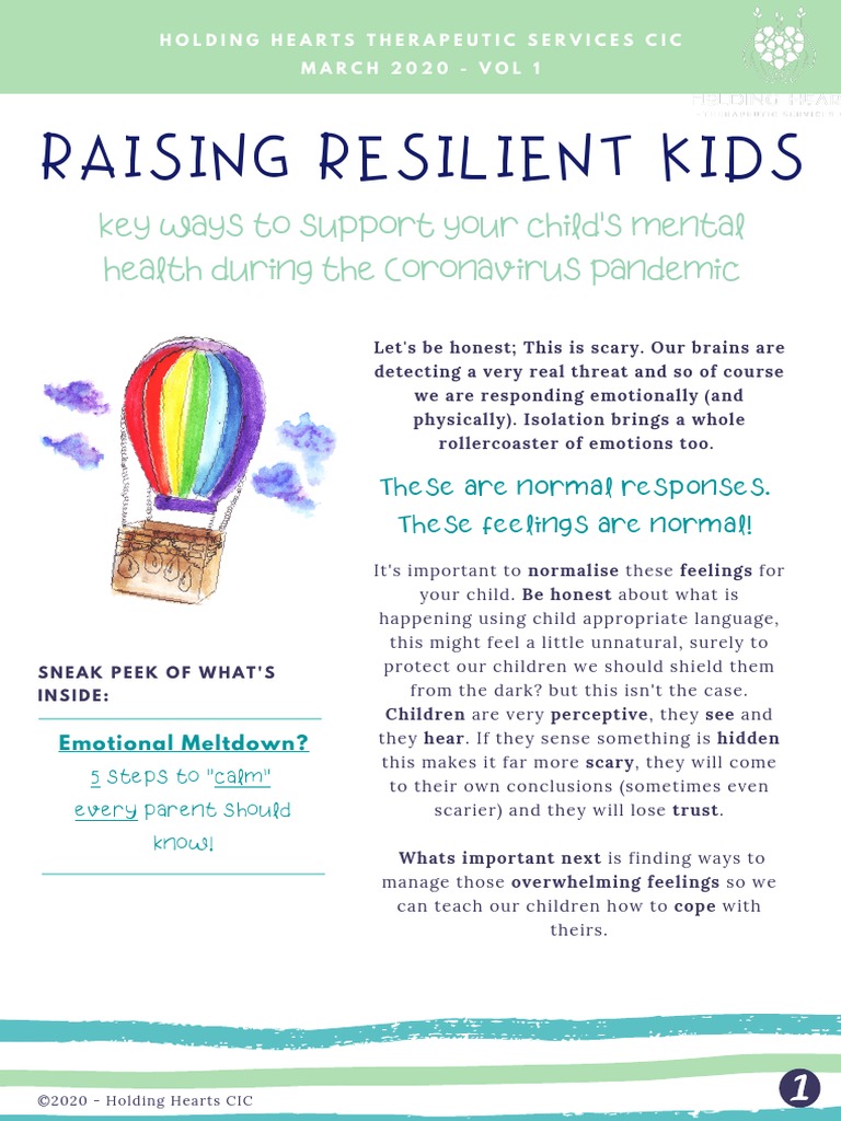 Raising Resilient Kids: Key Ways To Support Your Child's Mental Health ...