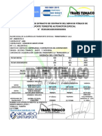 Formato Único de Extracto de Contrato Del Servicio Público de Transporte Terrestre Automotor Especial #352010616201920010001