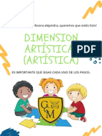 Dimension Artística (Artística) : ¡ en El Aula de La Profesora Alejandra, Queremos Que Estés Listo!