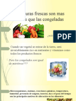 Las Verduras Frescas Son Mas Nutritivas Que Las Congeladas