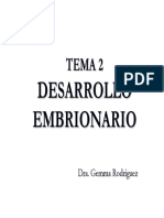 Embriología e Histología Tema 2