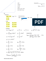 Engineering weld calculation document