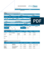 Ficha de Solicitud de Empleo (TTHR - DM)