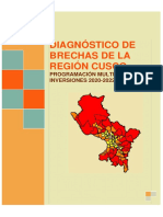 Diagnostico de Brechas Region Cusco 2020 2022 PDF