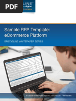 Sample Ecommerce RFP Template - Bridgeline Digital