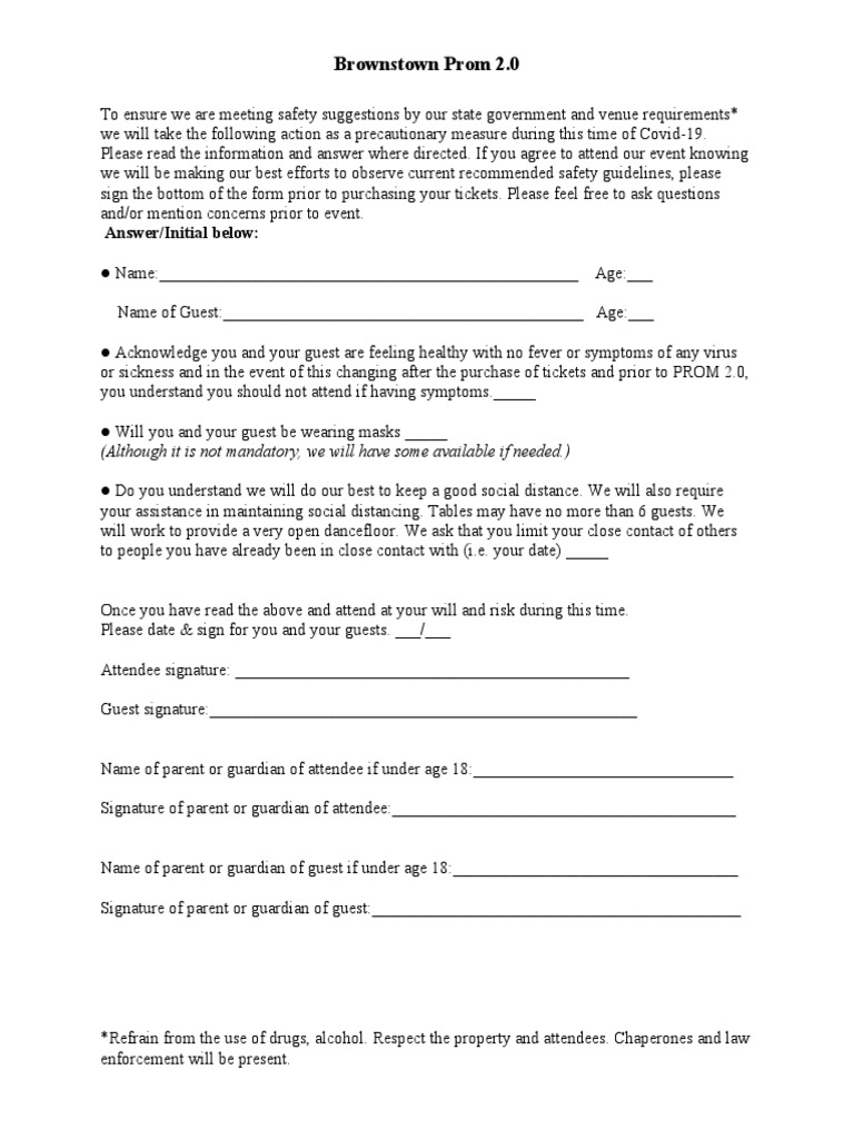 Brownstown Prom 2.0 | PDF