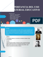 La Importancia Del Uso Del Material Educativo