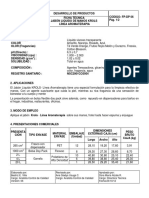 Ficha Tecnica FP DP 06 Ficha Técnica Jabón de Manos Krols Aromaterapia PDF