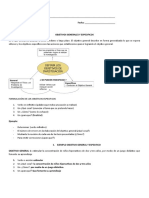 Ejercicio de OBJETIVOS GENERAL Y ESPECIFICOS