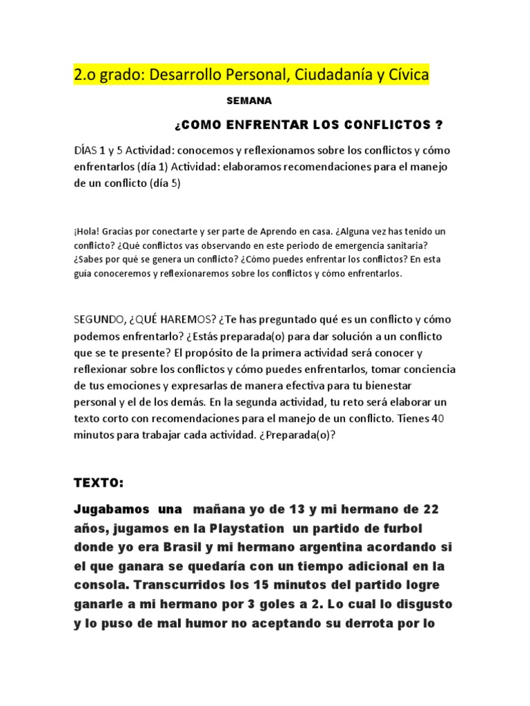 DPSC | PDF | Las emociones