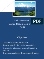 Zonas Naturales de Chile Sur