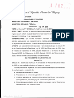 Modificación Criterio de Aceptación de Extranjeros en Uruguay