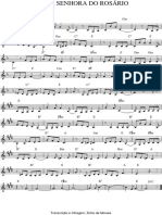 NOSSA SENHORA DO ROSÁRIO - Partitura e Letra Cifrada PDF